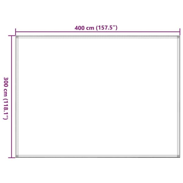 VidaXL Campingmatta 300x400 cm antracit