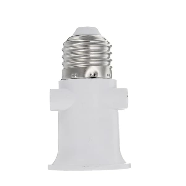 2 stk AC100-240V 4A E27 lampefod konverteringsfatning, lampeadapter-FM