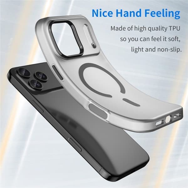 iPhone 17 Pro Max Skal MagSafe Hybrid Sort