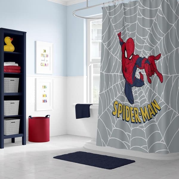 Spiderman Bad Guys Beware Hvid Rød