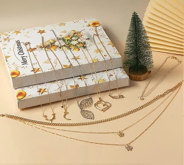 Advents Smykkekalender - Julegave Blindboks