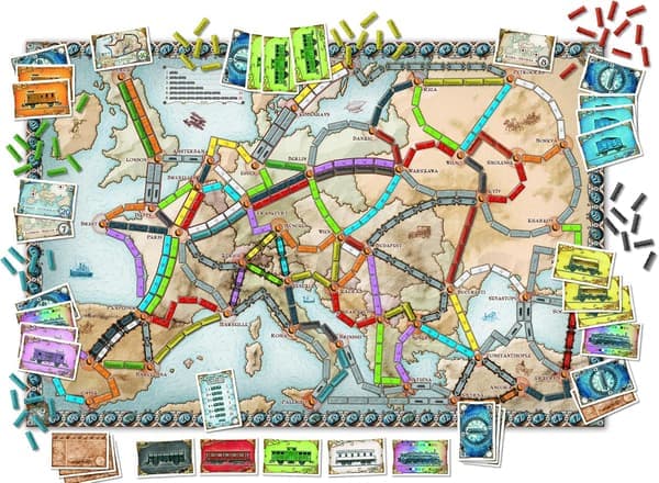Sommar Ticket to Ride Europe Spel