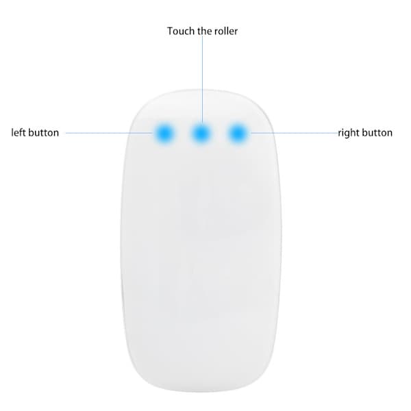 Apple Magic Mouse 2 – Langaton ladattava Bluetooth-hiiri Multi-Touch-toiminnolla [JUN]