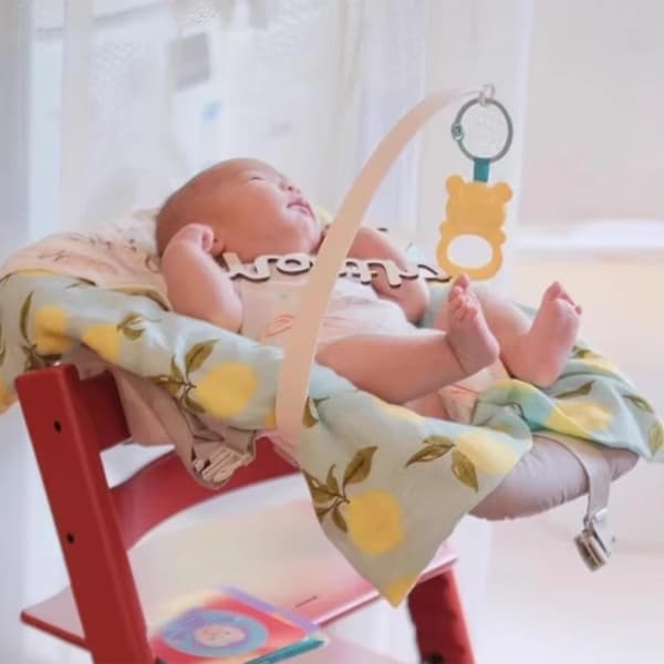 Leksaksbåge fäst barnstols tillbehör krok för säker och snygg babylek