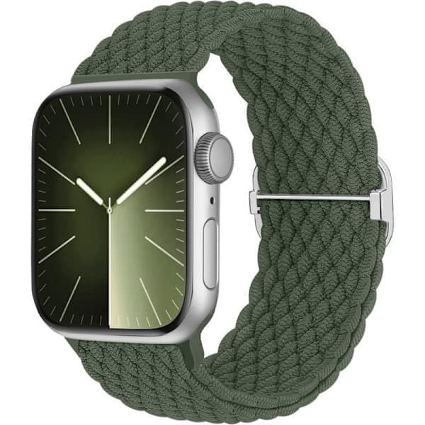 5-pack flätade Solo Loop-armband kompatibla med Apple Watch (38mm, 40mm, 41mm) 5-pack 38/40/41mm