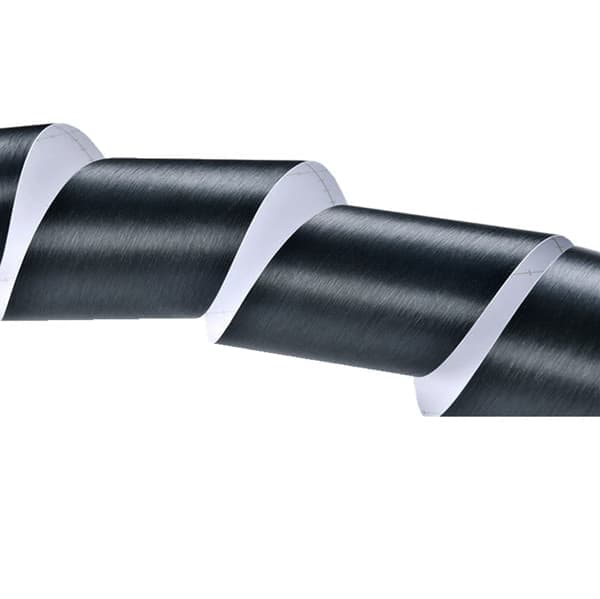 Itseliimautuva PVC-seinäreunus, vedenpitävä (musta)