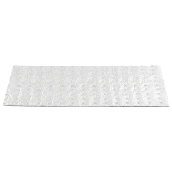 Selvklæbende trappemåtter 15 stk. 60x25 cm lysegrå rektangulær