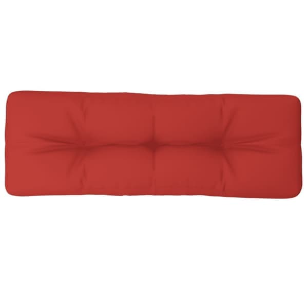Palletdyna punainen 120x40x12 cm kangas