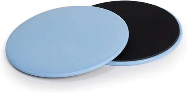 Dubbelsidiga Core Sliders Core Sliders Ultimate Trainer Gym, Matta och Hårt Golv Träning Dubbel Hem Blå Blue
