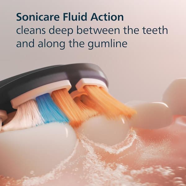 Udskiftningsbørstehoveder kompatible med Philips Sonicare, emballage kan variere Sort A3 Sort A3 Black A3