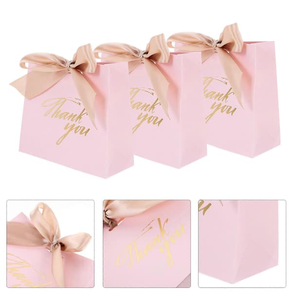 Presentaskar Bröllop Godisaskar för Förvaring 60st Rosa Färg