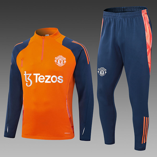 2425 New England, Spania, Bayern og andre voksenfotballtreningsdrakter Manchester United/Orange XL