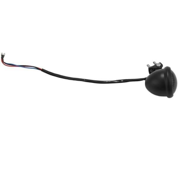 Motorcykel LED-baggrundsbelysning Integrerede bremselys til Chopper ATVS Dirt Bike Cafe Custom Sort