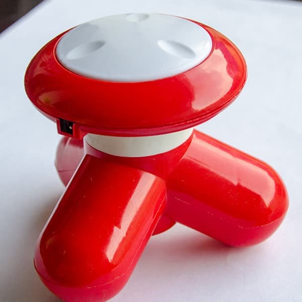 Mini håndholdt massager bærbar helkropsmassage med vibration til afslapning blå Blue