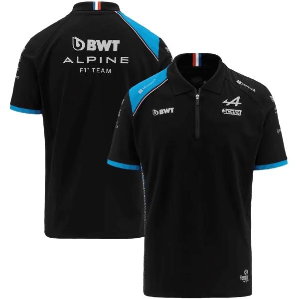 2023 F1 Formel 1 Alonso POLO kortärmad racing-tröja black XL