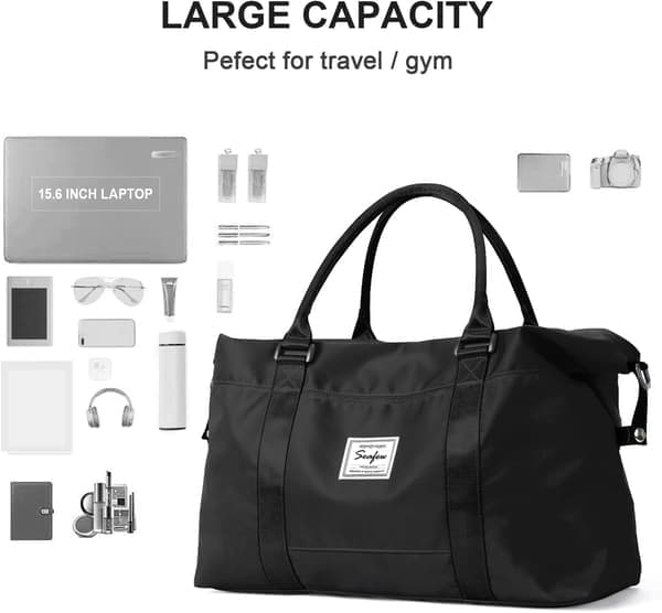 Under Seat Carry - on, Resväska Under Sätet Handbagage Holdall Väska för Kvinnor Övernattningsväskor Weekendväskor Sjukhus