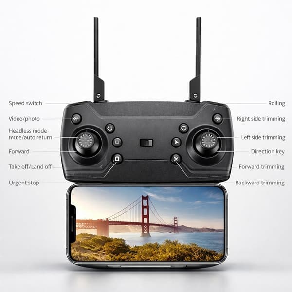 Vikable Drone 4K kameralla/ilman kameraa, Dronet ilman kameraa
