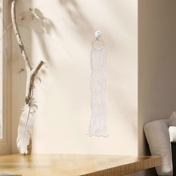 Makramé Väggbonad Bomullsrep Tapestry för Dekoration 4st Nordisk Stil