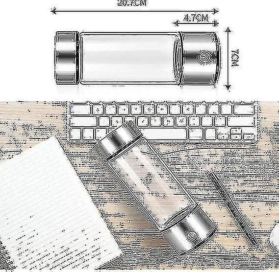 Vannflaske, ekte molekylær hydrogenrik vann generator ionisator maskin-yzy-haoC[C]