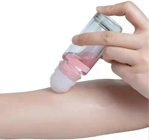 2 stk 30 ml klare glassflasker for eteriske oljer med rullekule i rustfritt stål og påfyllbare korker