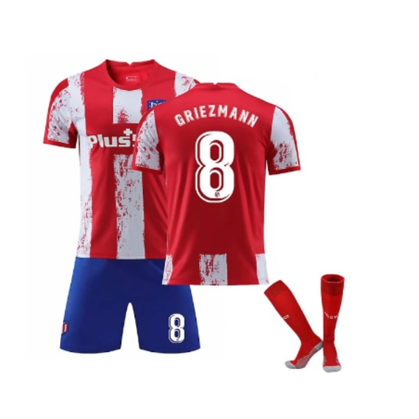 Atletico Madrid Griezmann #8 Fodboldtrøje Træningssæt 26