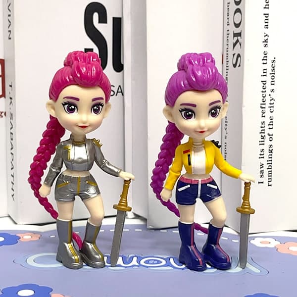 K-POP Demon Hunter figur blindboks trendy leketøy dukke ornamenter (6 figurer)