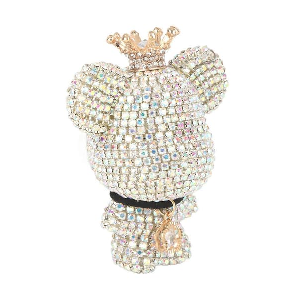 Bilventilationsfrisker med rhinestone bjørne tilbehør