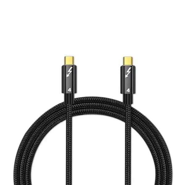 USB-C–USB-C Thunderbolt 4 -kaapeli, 100W, 40Gbps, 1,5m