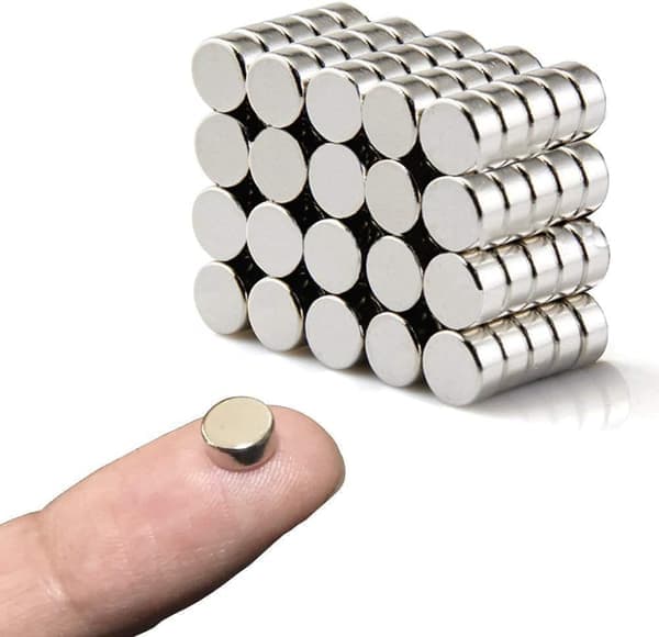40-pack extra starka magneter 6mm x 3mm, neodymmagnet för whiteboard, kylskåp, anslagstavla och DIY-bilder