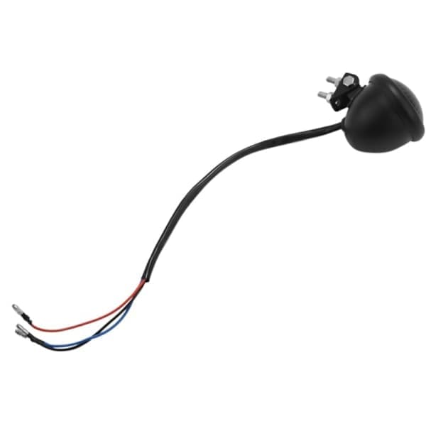 Motorcykel LED-baggrundsbelysning Integrerede bremselys til Chopper ATVS Dirt Bike Cafe Custom Sort