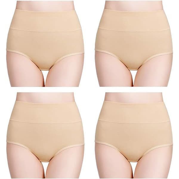 Høy midje (5-pakning) Beige L Beige L Beige L