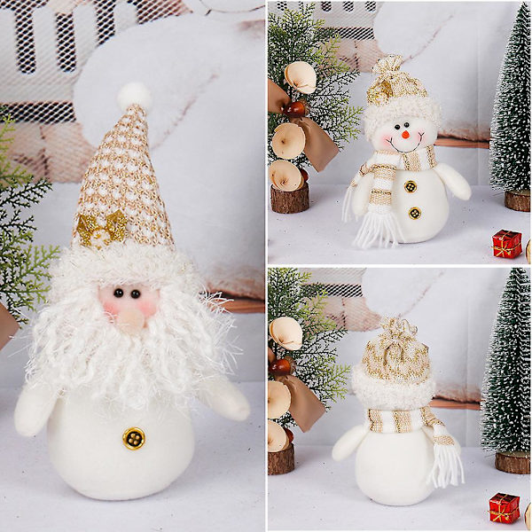Joulupukki/Lumimies-Nukkekoristeet Muodikkaaseen Juhlaan Kotiin ja Makuuhuoneeseen SNOWMAN