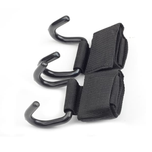 2-pakke vektløftekroker, sammenleggbare stålkroker med sklisikkert grep