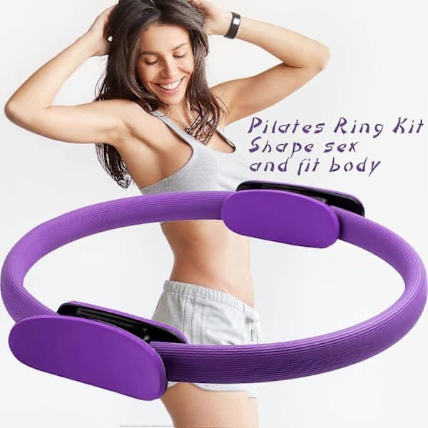 5-pack 14-tums Pilates Ring Set - Magic Circle träningsutrustning för Yoga hemmaträning