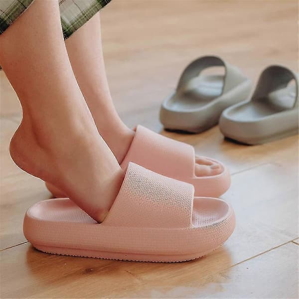 Fjerlette Recovery Hjemmesko Cloud Comfort Sandal til Kvinder (Gul, 40 - 41) PK Pink Pink