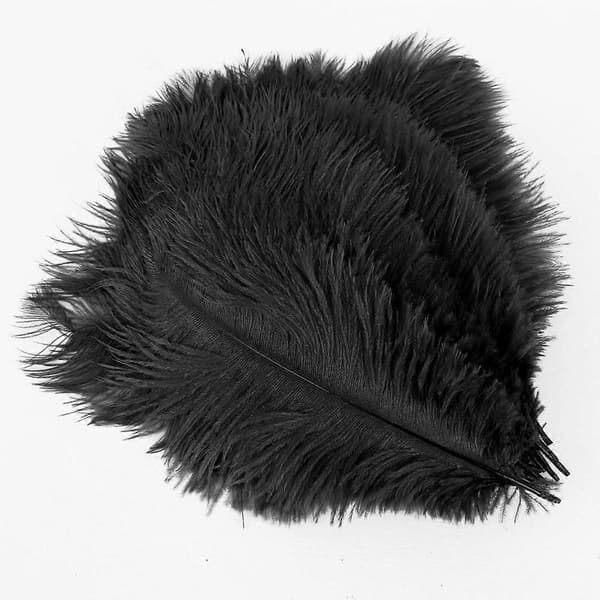 25-30 cm svart dekorasjon