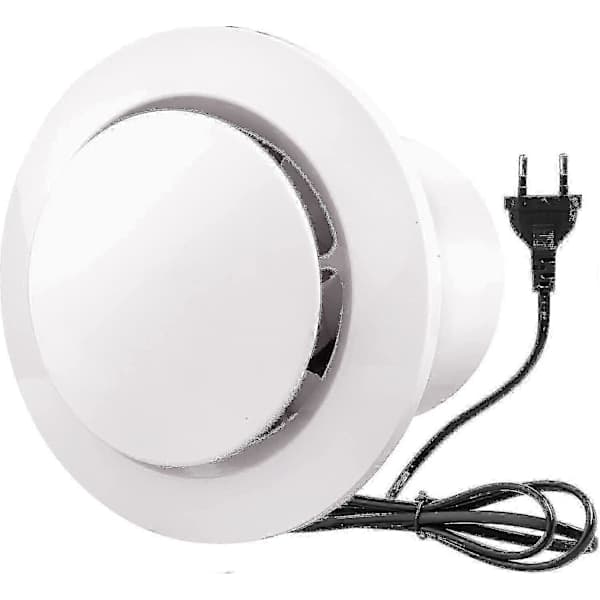 100 mm Luftutsugsfläkt - 130 m³/h, 20 W, Högt luftflöde med backventil, Badrum & Kök