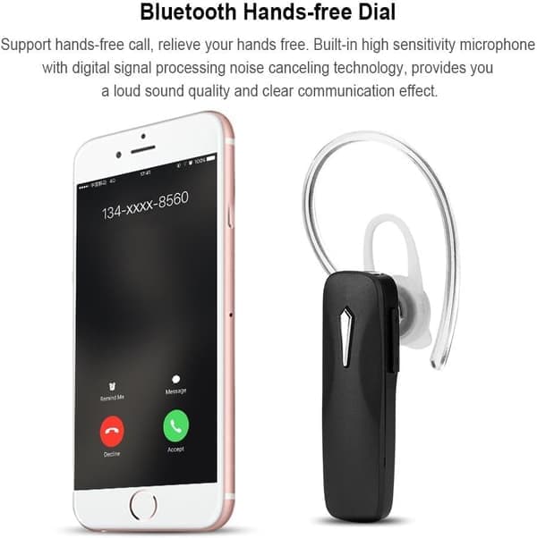 Bærbare forretnings-øretelefoner med støydemping, ekte trådløst Bluetooth-headset