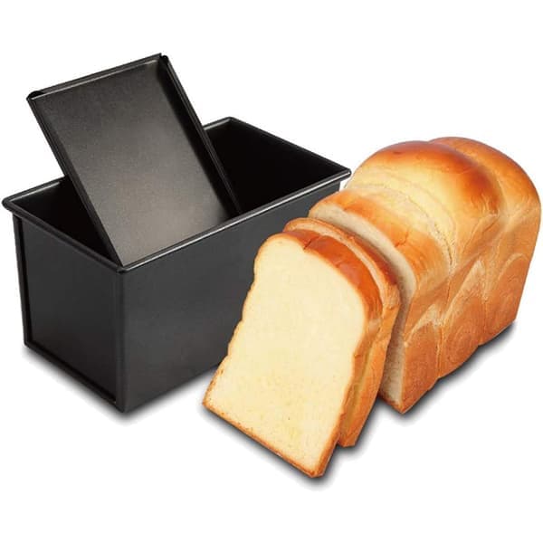 Stekeform for toast, brød, bakverk, kjeks, brødform, form, stekeform med lokk