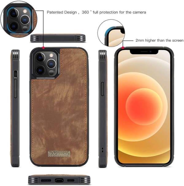 Caseme 008 til iPhone 15 plus brun brun brown