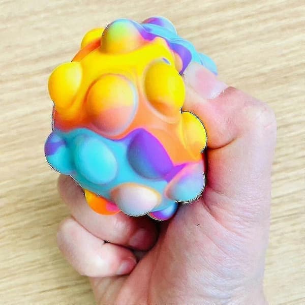 Dekompresjon Vir-us Ball Popit Fidget Leker Klemmeleke Stressavlastningsgave Barn 26s