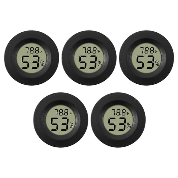 Hygrometer Termometer Digital LCD-skærm Fugtighedsmåler til luftfugter affugter