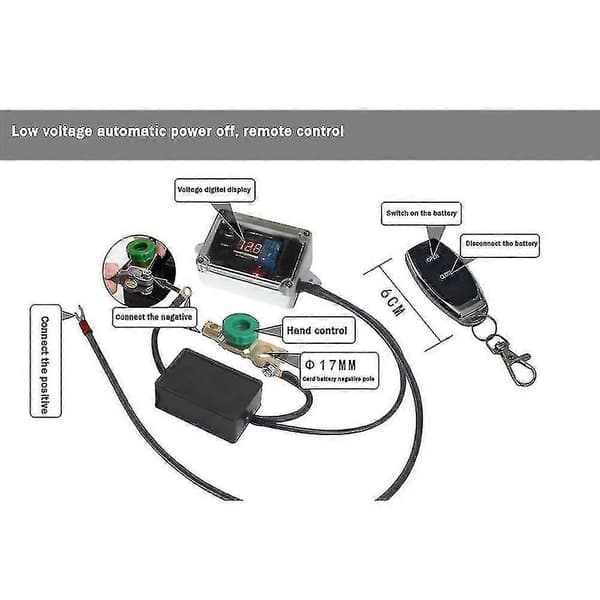 12V Automatisk Intelligent Brytare för Bilbatteri