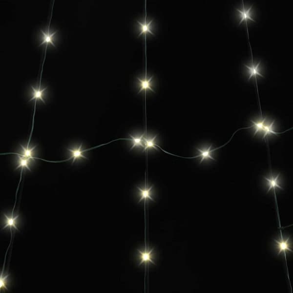 LED-julgran med markspett Varmvit 306 cm Metall