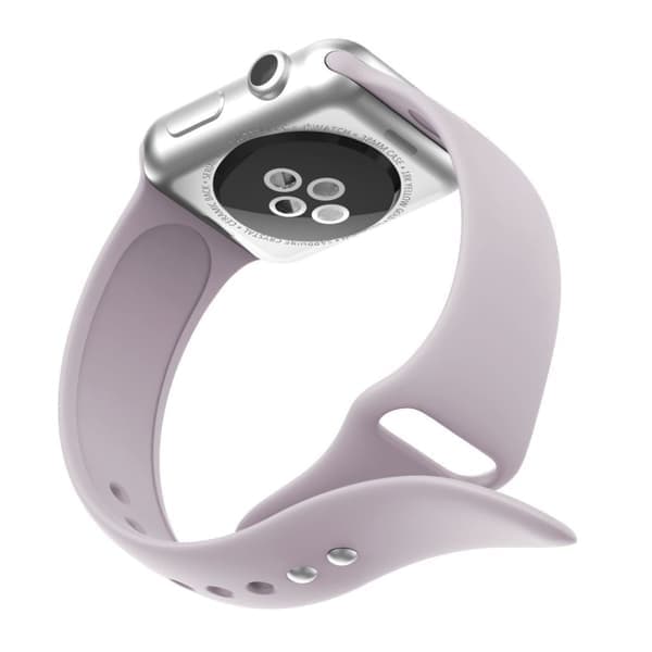 Apple Watch Series 4 40mm silikonearmbånd - Lys Lilla