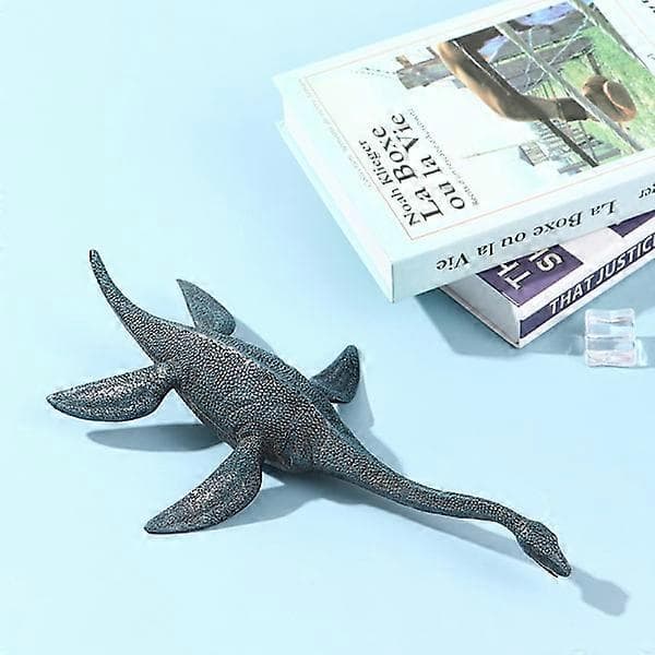 Plastik Plesiosaurus Dinosaur Figur Legetøj, Realistisk Pædagogisk Dyremodel til Børn