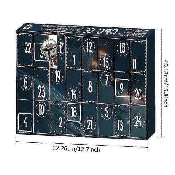 2025 Star Wars Julekalender med Figurer - Model Legetøj 24 Dages Nedtælling Dukke Blind Box Overraskelsesgave