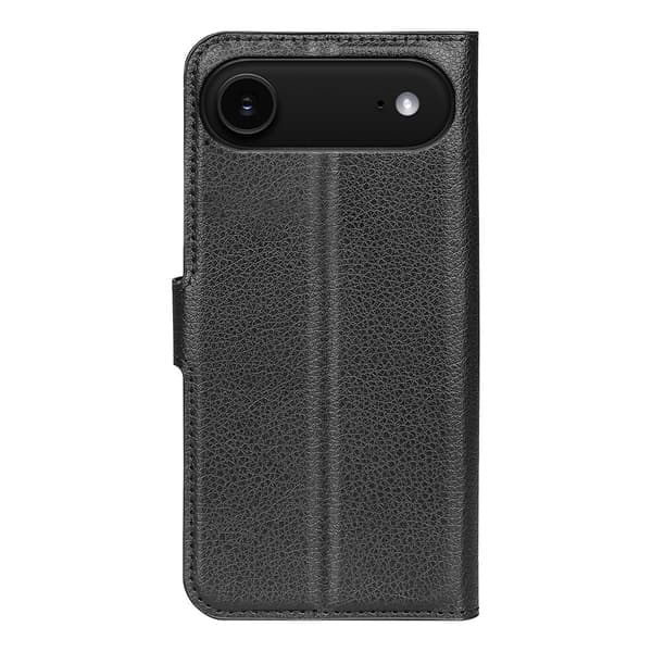 iPhone Air -kotelo, litsi-nahka, musta
