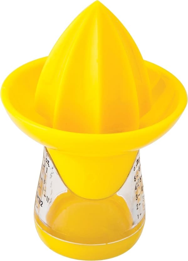 Köksjuicer, citron- och limepress och rivare, gul, plast