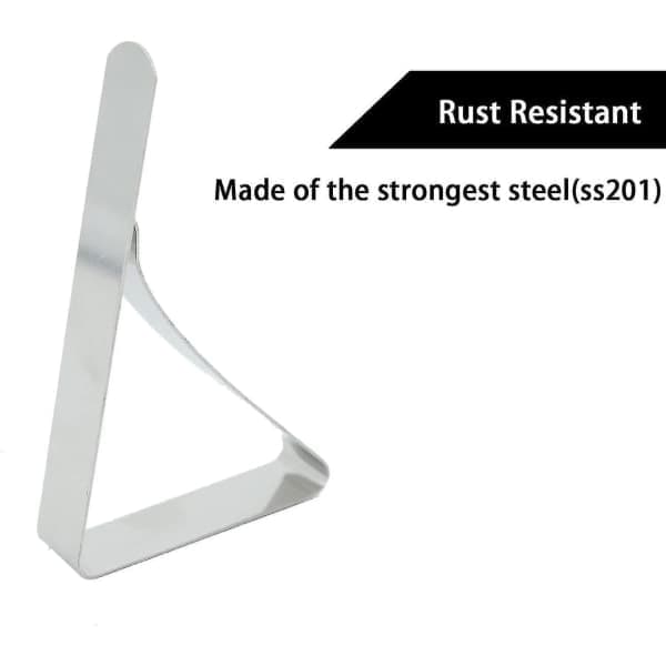 Duk klemmer 30-pakning Picknick Duk klips Fleksible Rustfrie Duk klemmer Duk